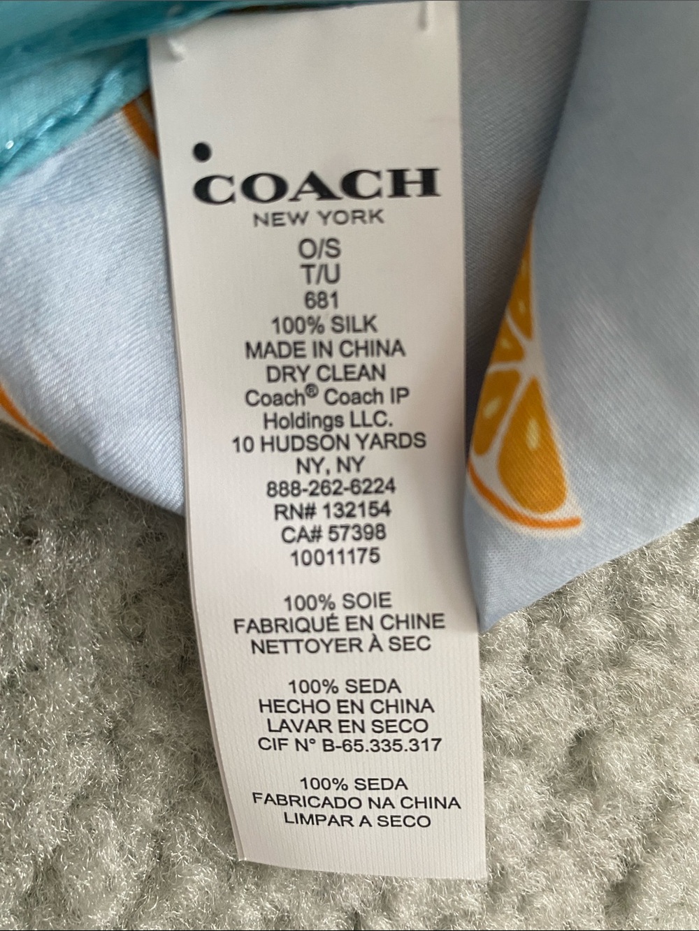 Coach Summer Silk Scarf! π - Picture 6 of 6